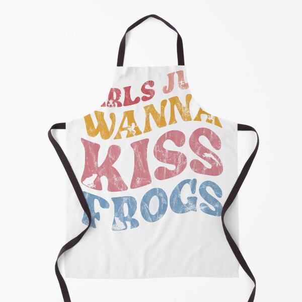 Item preview, Vintage Girls just wanna Kiss Frogs for unkissed princesses designed and sold by Cedinho.
