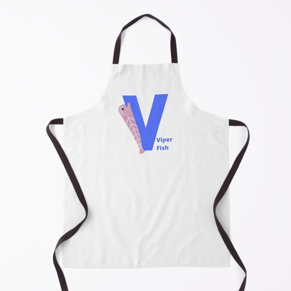 Item preview, V for Viper Fish - Alphabet and Sea Animals designed and sold by CherieTree.