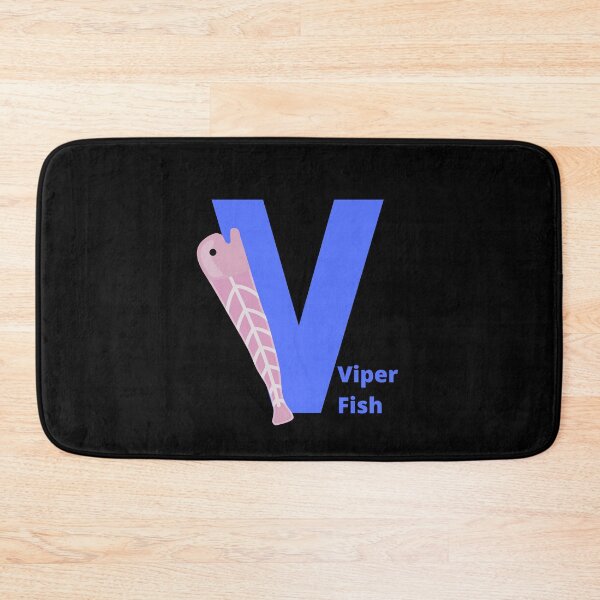 Item preview, V for Viper Fish - Alphabet and Sea Animals designed and sold by CherieTree.