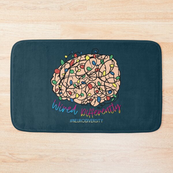 Item preview, Wired Differently - Neurodiversity  Neurodivergence   Inclusiveness Multi Color Brain designed and sold by feralchildren99.