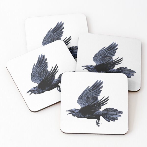 Item preview, Raven in Flight designed and sold by Hareguizer.