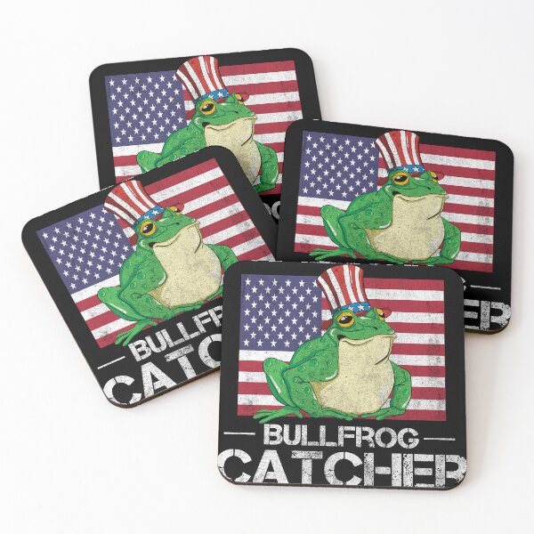 Item preview, American bullfrog catcher catches and eats frogs designed and sold by Cedinho.