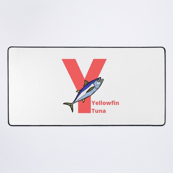 Item preview, Y for Yellowfin Tuna - Alphabet and Sea Animals designed and sold by CherieTree.