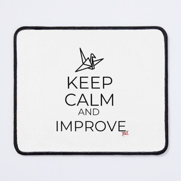 Item preview, Keep Calm and Improve designed and sold by royumi.