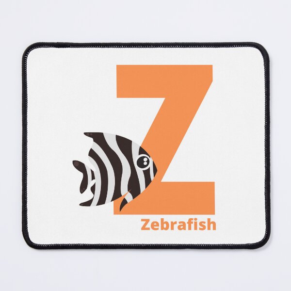 Item preview, Z for Zebra Fish - Alphabet and Sea Animals designed and sold by CherieTree.
