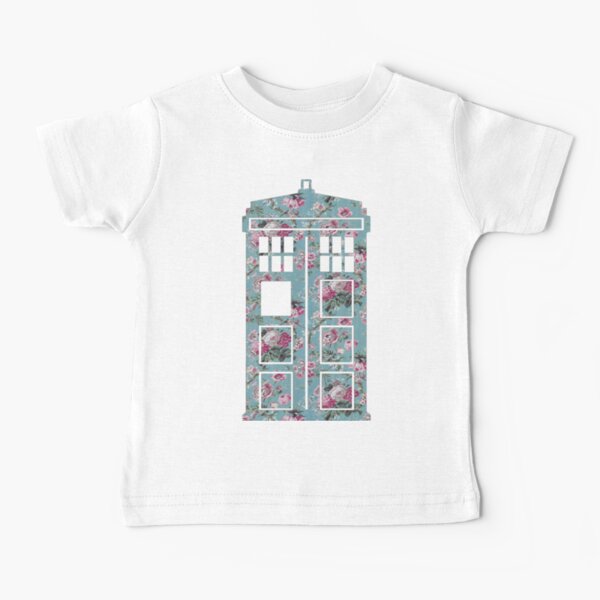 Item preview, Polizeibox mit Blumenmuster designed and sold by fashionsforfans.