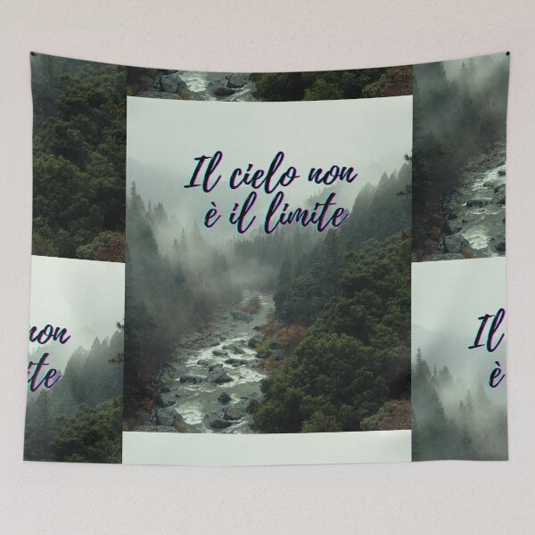 Item preview, Sky is not the limit - popular Italian quotes theme gifts  designed and sold by RebelliousRosee.