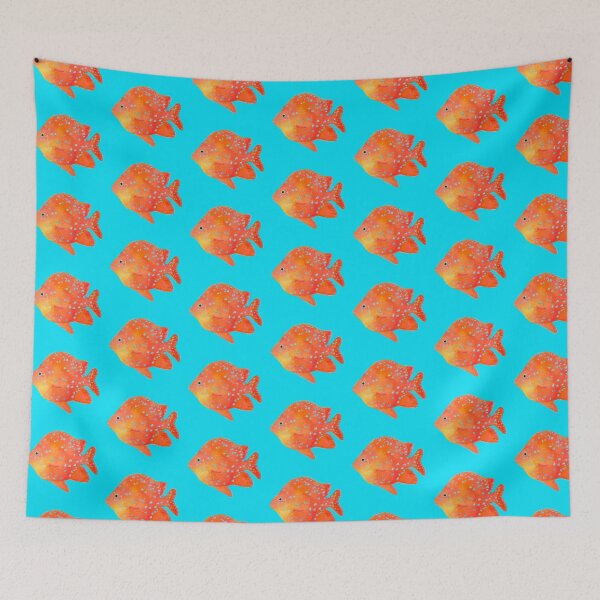 Item preview, Spotted Tropical Fish painting designed and sold by MatsonArtDesign.