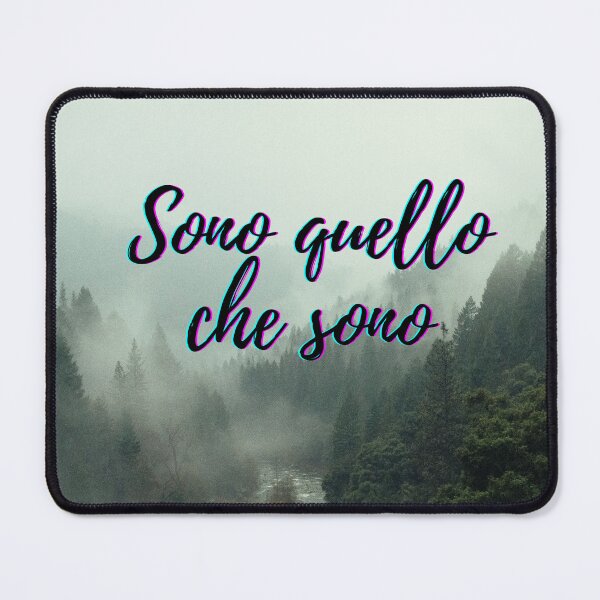 Item preview, I am what I am - popular Italian quotes theme gifts designed and sold by RebelliousRosee.