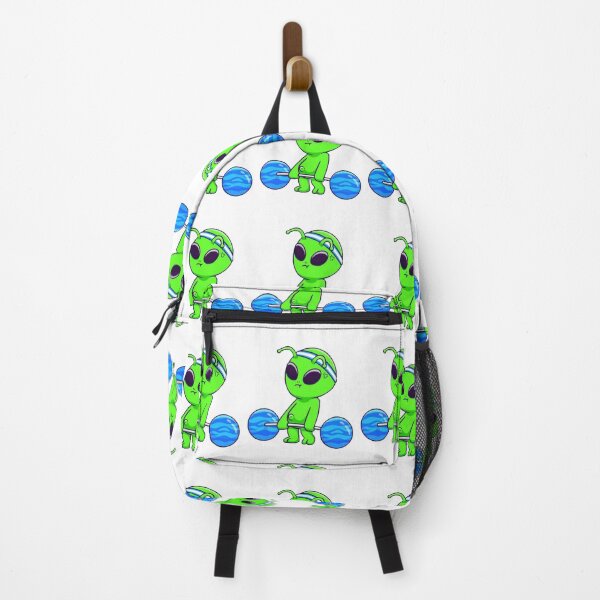 Item preview,  Funny Cute Alien lifting planet weights  designed and sold by BEAUTY ⭐⭐⭐⭐⭐.