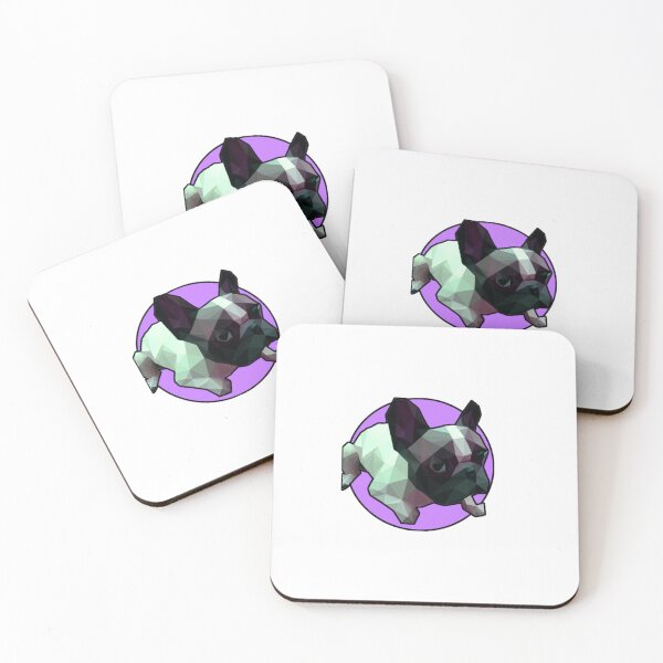 Item preview, Cute Polygonal French Bulldog designed and sold by PVSKI.