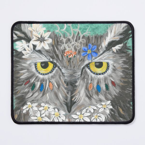Item preview, Floral Owl  designed and sold by DaisyloveArt.