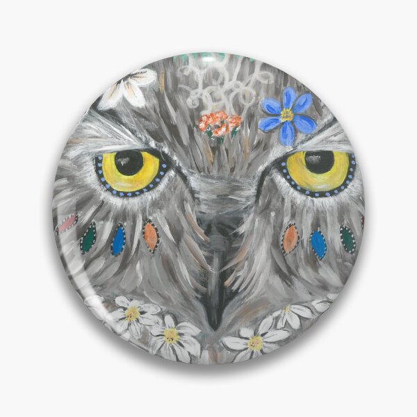 Item preview, Floral Owl  designed and sold by DaisyloveArt.