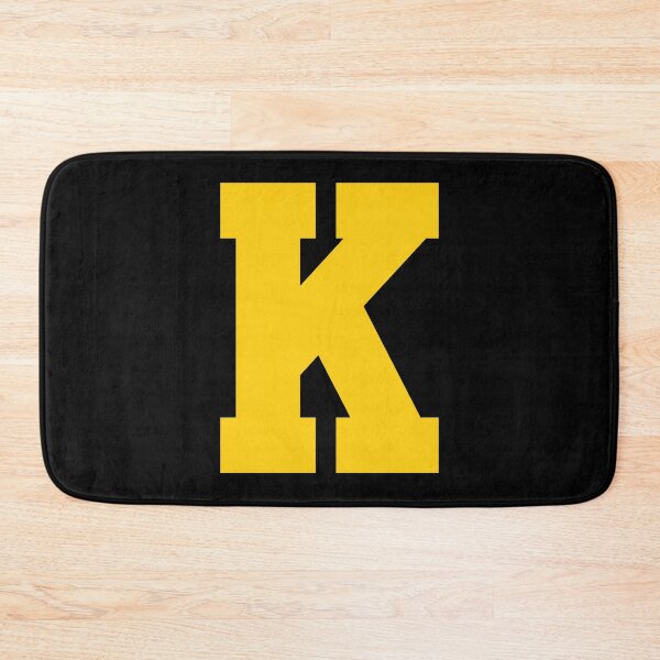 Item preview, Alphabet, Yellow K, Sports letter K designed and sold by TheCultStuff.