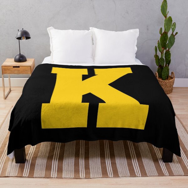 Item preview, Alphabet, Yellow K, Sports letter K designed and sold by TheCultStuff.