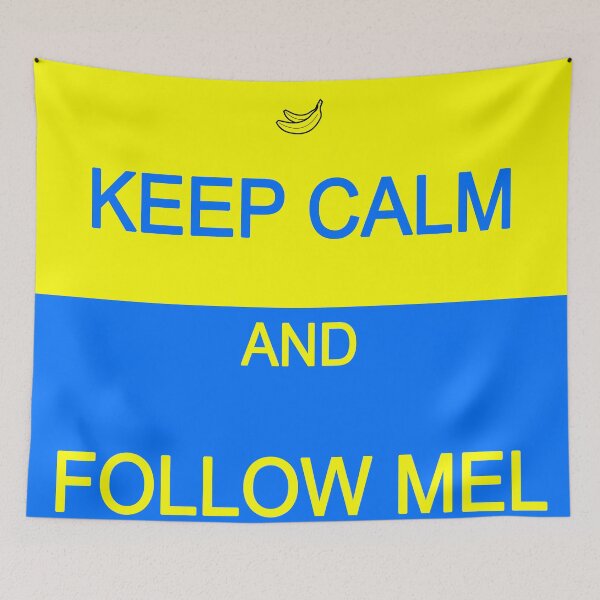 Item preview, Minion Keep Calm And Follow Mel designed and sold by 99hamiltonl.