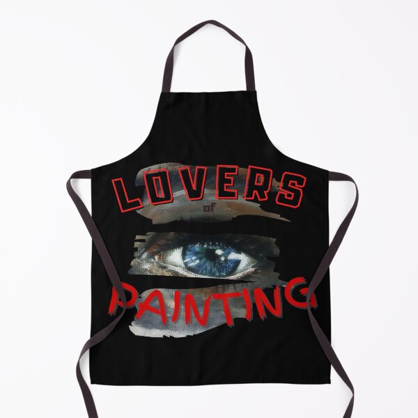 Item preview, Lovers of Painting for painters and hobby painters lettering for painters with a painted eye designed and sold by Anke Franikowski.