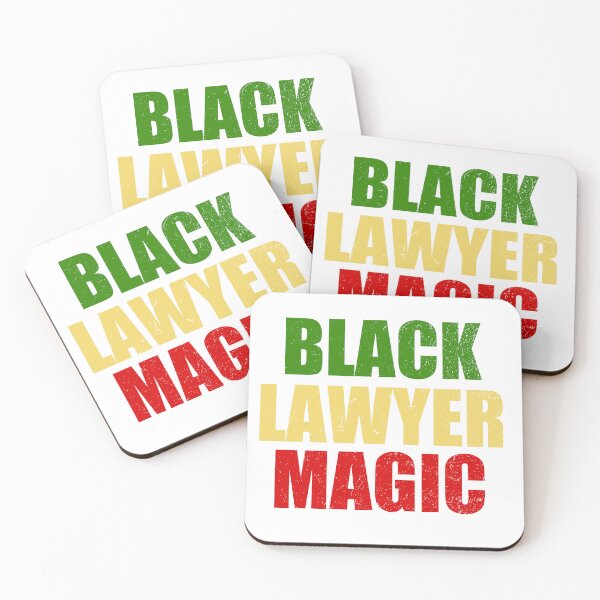 Item preview, Black Lawyer Magic African American Attorney Law Student designed and sold by diip.