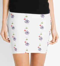Eyes Bubble Mini Skirt