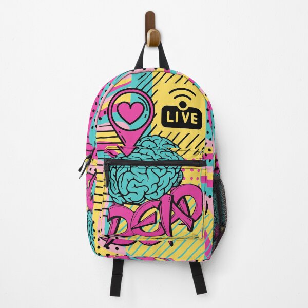 Item preview, Live heart brain dead Pop-Style Crazy Print designed and sold by trendingatees.