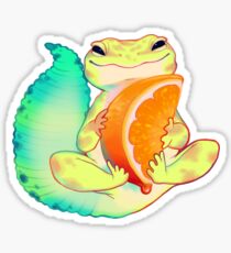 Pegatina Gecko naranja