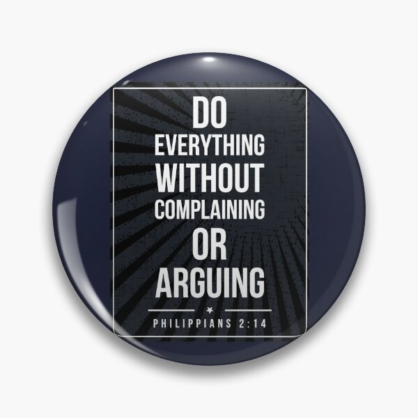 Item preview, Philippians 2:14 Subway style (white text on black) designed and sold by Dpe1974.
