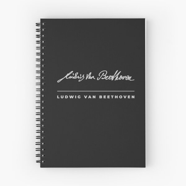 Item preview, Ludwig van Beehtoven signature t-shirt designed and sold by CMYKStudio.