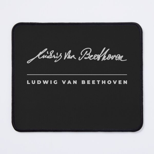 Item preview, Ludwig van Beehtoven signature t-shirt designed and sold by CMYKStudio.