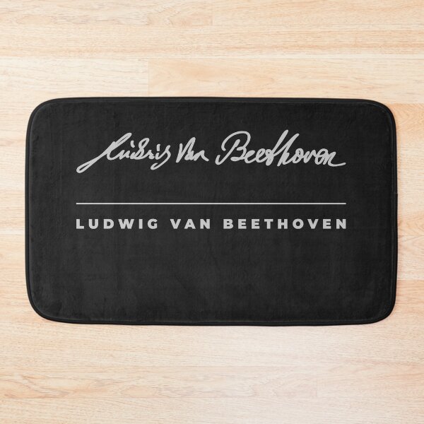 Item preview, Ludwig van Beehtoven signature t-shirt designed and sold by CMYKStudio.