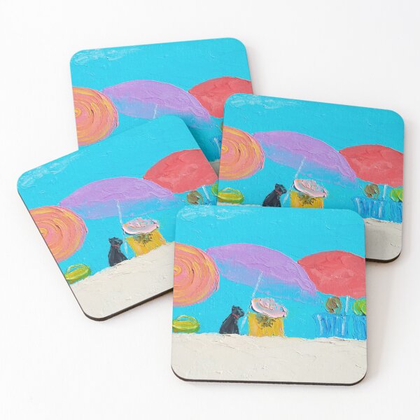 Item preview, Beach painting - Soaking up the Sun designed and sold by MatsonArtDesign.