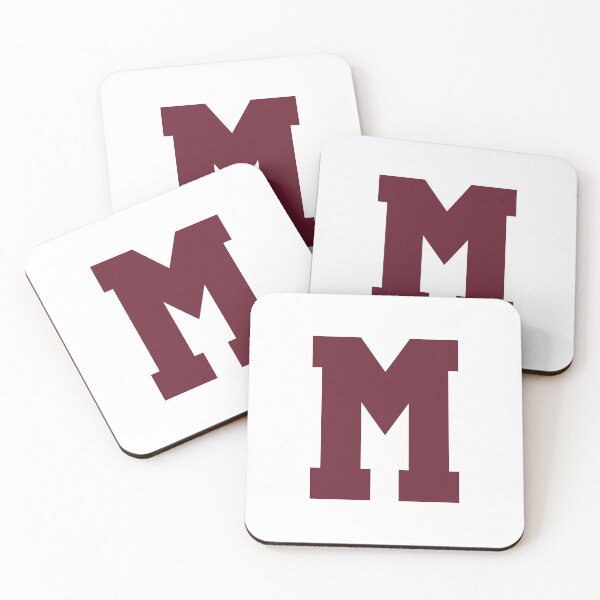 Item preview, Alphabet, Maroon M, Sports letter M designed and sold by TheCultStuff.