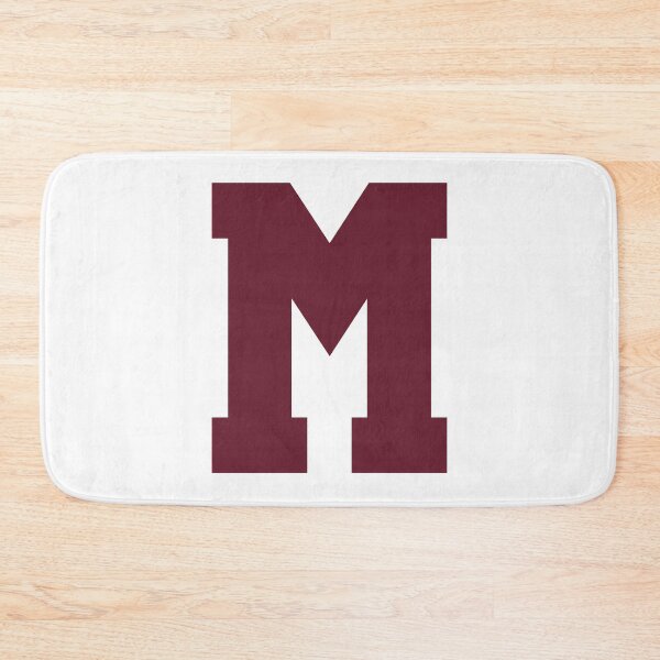 Item preview, Alphabet, Maroon M, Sports letter M designed and sold by TheCultStuff.
