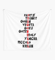 DBZ - Names Wall Tapestry