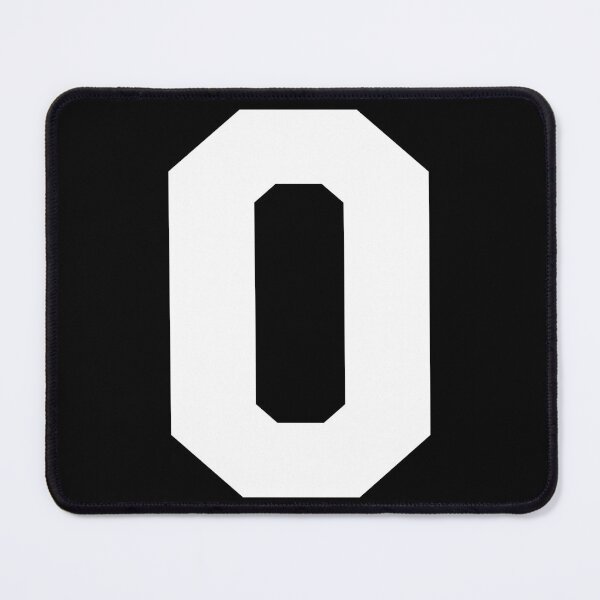 Item preview, Alphabet, White O, Sports letter O designed and sold by TheCultStuff.