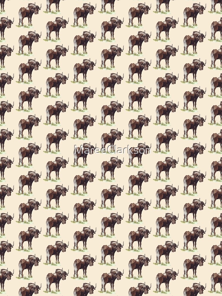 Black Wildebeest (Connochaetes gnou) by MareeClarkson