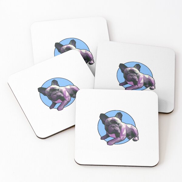 Item preview, Cute Polygonal French Bulldog designed and sold by PVSKI.
