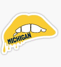 Michigan Lippen Sticker