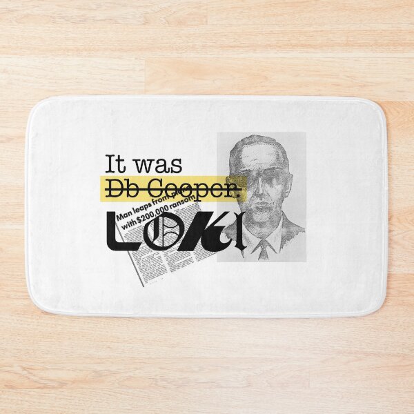 Item preview, D.B. Cooper: Where Are You?!  - Loki fanart tshirt designed and sold by Kanha Design | ⭐⭐⭐⭐⭐.