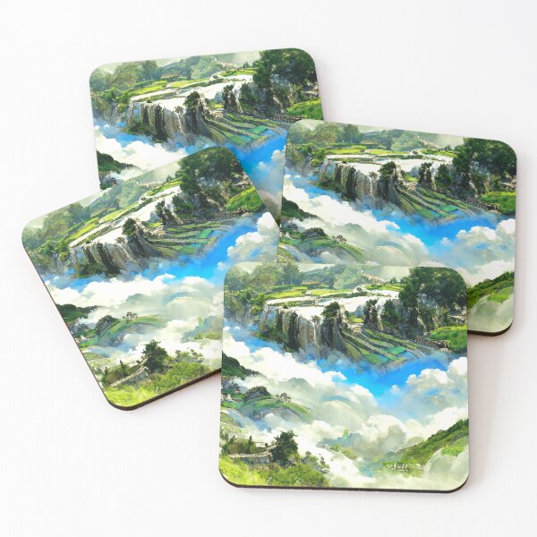 Item preview, AI Art | Terraced Fields designed and sold by aiart0711.