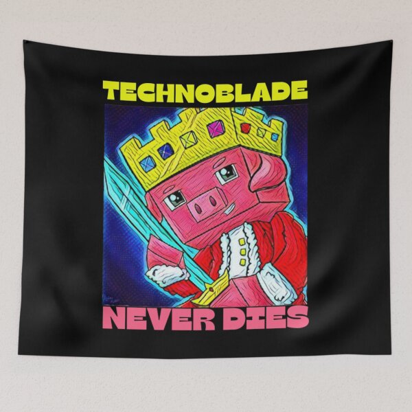 Item preview, Meme Colorful Technoblade Never Dies designed and sold by JamauDS.