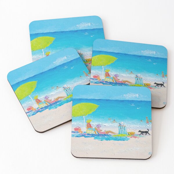Item preview, Beach painting - Lazy Beach Day designed and sold by MatsonArtDesign.