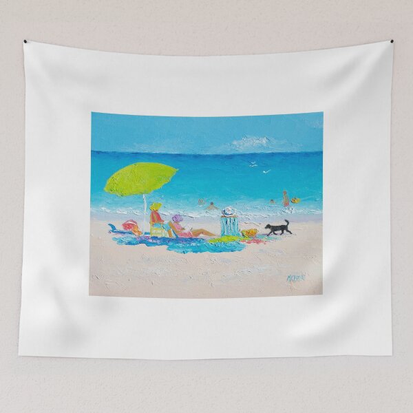 Item preview, Beach painting - Lazy Beach Day designed and sold by MatsonArtDesign.