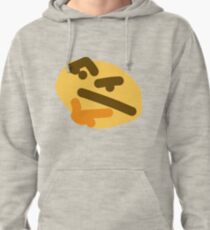 thinking emoji Pullover Hoodie