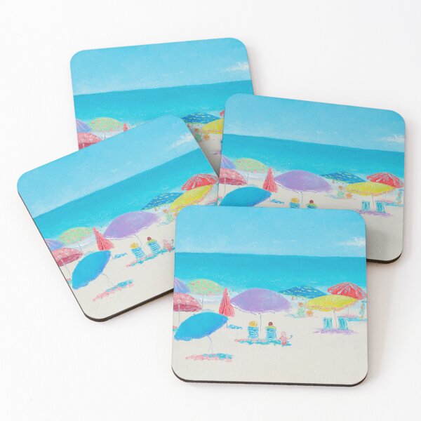Item preview, Beach painting - Main Beach East Hampton designed and sold by MatsonArtDesign.