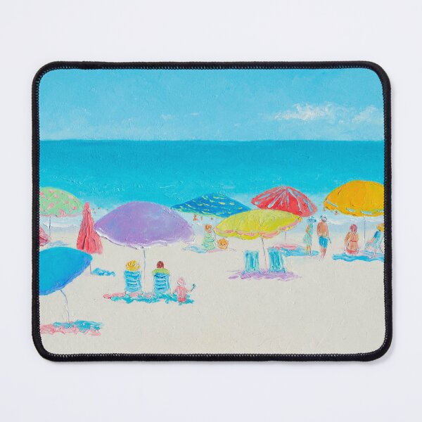 Item preview, Beach painting - Main Beach East Hampton designed and sold by MatsonArtDesign.