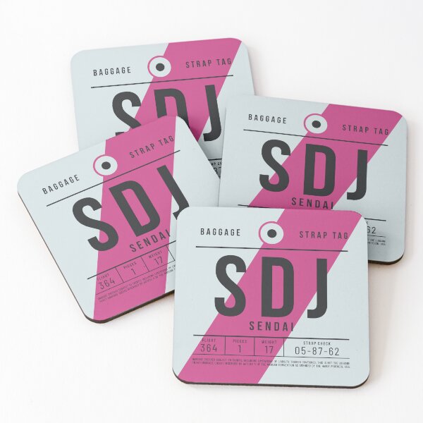 Item preview, Luggage Tag E - SDJ Sendai Japan designed and sold by VoodooCircus.