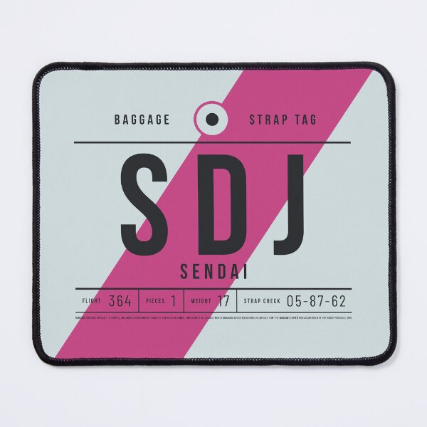 Item preview, Luggage Tag E - SDJ Sendai Japan designed and sold by VoodooCircus.