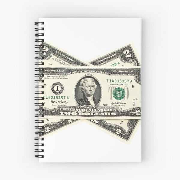 Item preview, Two Dollar Bills Isolated designed and sold by vitoriaholdings.