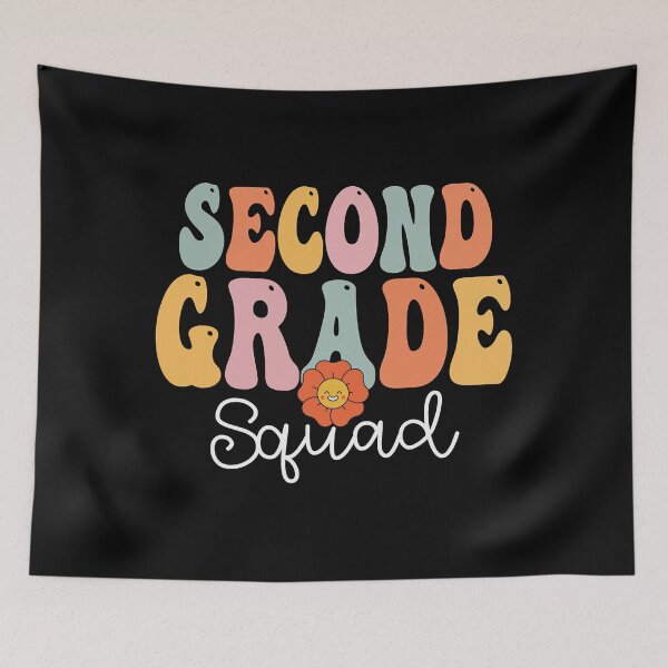 Item preview, Second Grade Squad Retro Groovy Vintage First Day Of School designed and sold by colesabrina88.