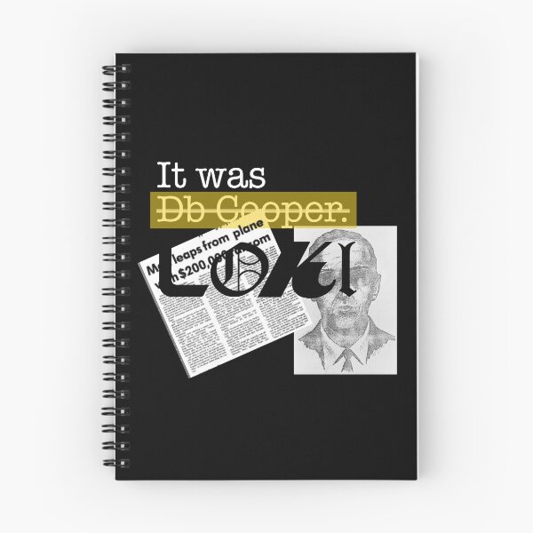 Item preview, I am DB Cooper : Where Are You?!  - Loki fanart designed and sold by Kanha Design | ⭐⭐⭐⭐⭐.